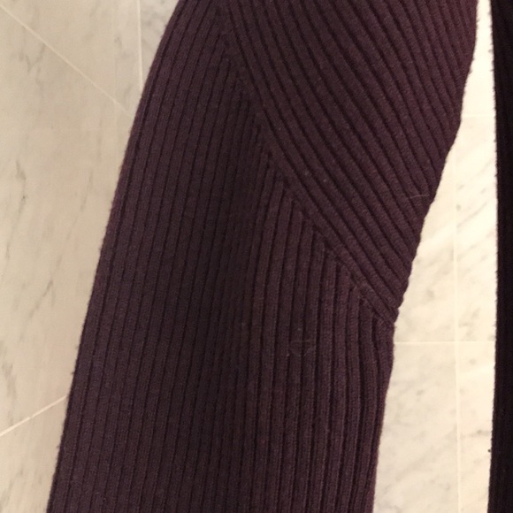 Dark Purple Club Monaco Sweater Dress - Picture 6 of 8